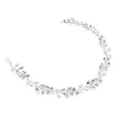 Ivory & Co Ivory and Co Bohemia Silber Zarte Perle und Kristall Haar Rebe* Geschenke Für Die Braut | Geschenke Für Brautjungfern