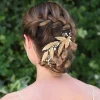 Ivory & Co Ivory and Co Cassiopaea Bronze emaillierte Blätter Haarspange* Gold-haar-accessoires | Perlen-haarschmuck