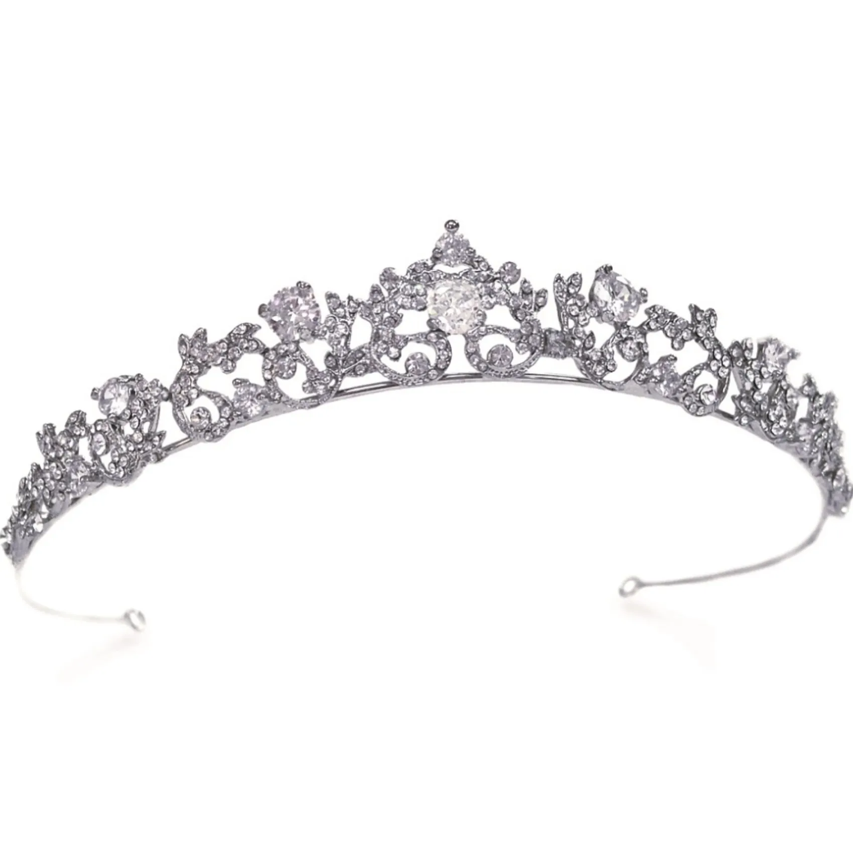 Ivory & Co Ivory and Co Clementine Kristall verschönert Hochzeit Tiara* Vintage-kopfbedeckungen | Haarschmuck Aus Kristall