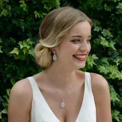 Ivory & Co Ivory and Co Cosmopolitan Vintage Kristall Tropfen Hochzeit Ohrringe* Silberner Abschlussball-schmuck | Abschlussball-ohrringe