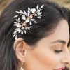 Ivory & Co Ivory and Co Diamant-Frost Gold Kristall-Haarkamm* Abschlussball Haarspangen & Kämme | Haarschmuck Aus Kristall