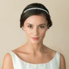 Ivory & Co Ivory and Co Eden Schmal Silber Kristall Hochzeit Stirnband* Abschlussball-haarbänder & Tiaras | Haarschmuck Aus Kristall