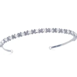 Ivory & Co Ivory and Co Eden Schmal Silber Kristall Hochzeit Stirnband* Abschlussball-haarbänder & Tiaras | Haarschmuck Aus Kristall