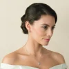 Ivory & Co Ivory and Co Eternity Crystal Teardrop Hochzeit Ohrringe* Silberner Abschlussball-schmuck | Abschlussball-ohrringe