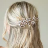 Ivory & Co Ivory and Co Gold Kristall verkrustet funkelnden Haarkamm* Abschlussball Haarspangen & Kämme | Vintage-kopfbedeckungen