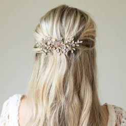 Ivory & Co Ivory and Co Gold Kristall verkrustet funkelnden Haarkamm* Abschlussball Haarspangen & Kämme | Vintage-kopfbedeckungen