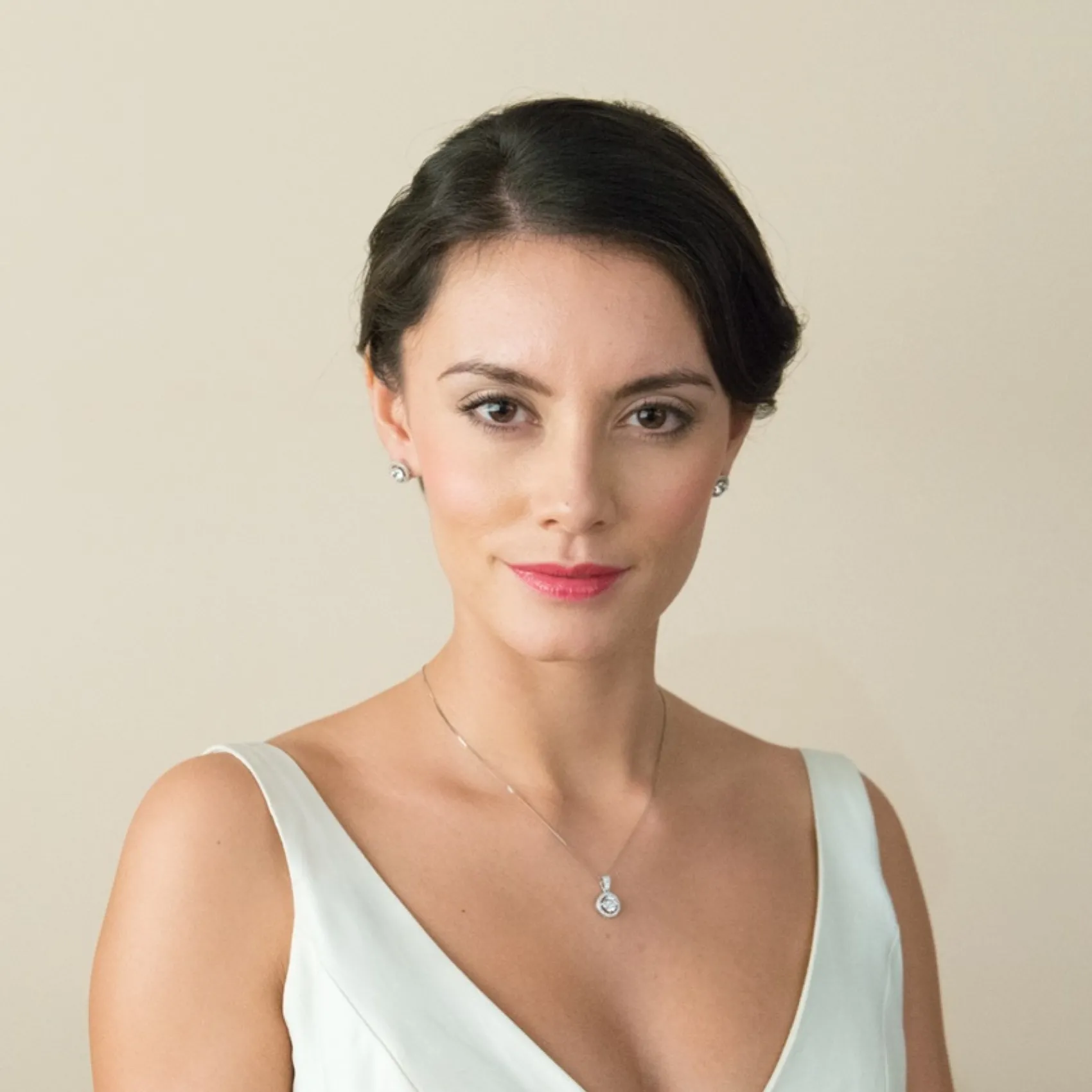 Ivory & Co Ivory and Co Hampton Cubic Zirkonia Anhänger Halskette* Silberner Abschlussball-schmuck | Abschlussball-halsketten