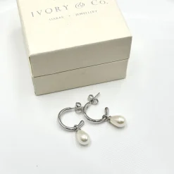 Ivory & Co Ivory and Co Harrow Silber Perlenkette Ohrringe* Geschenke Für Brautjungfern | Perlen-hochzeitsschmuck
