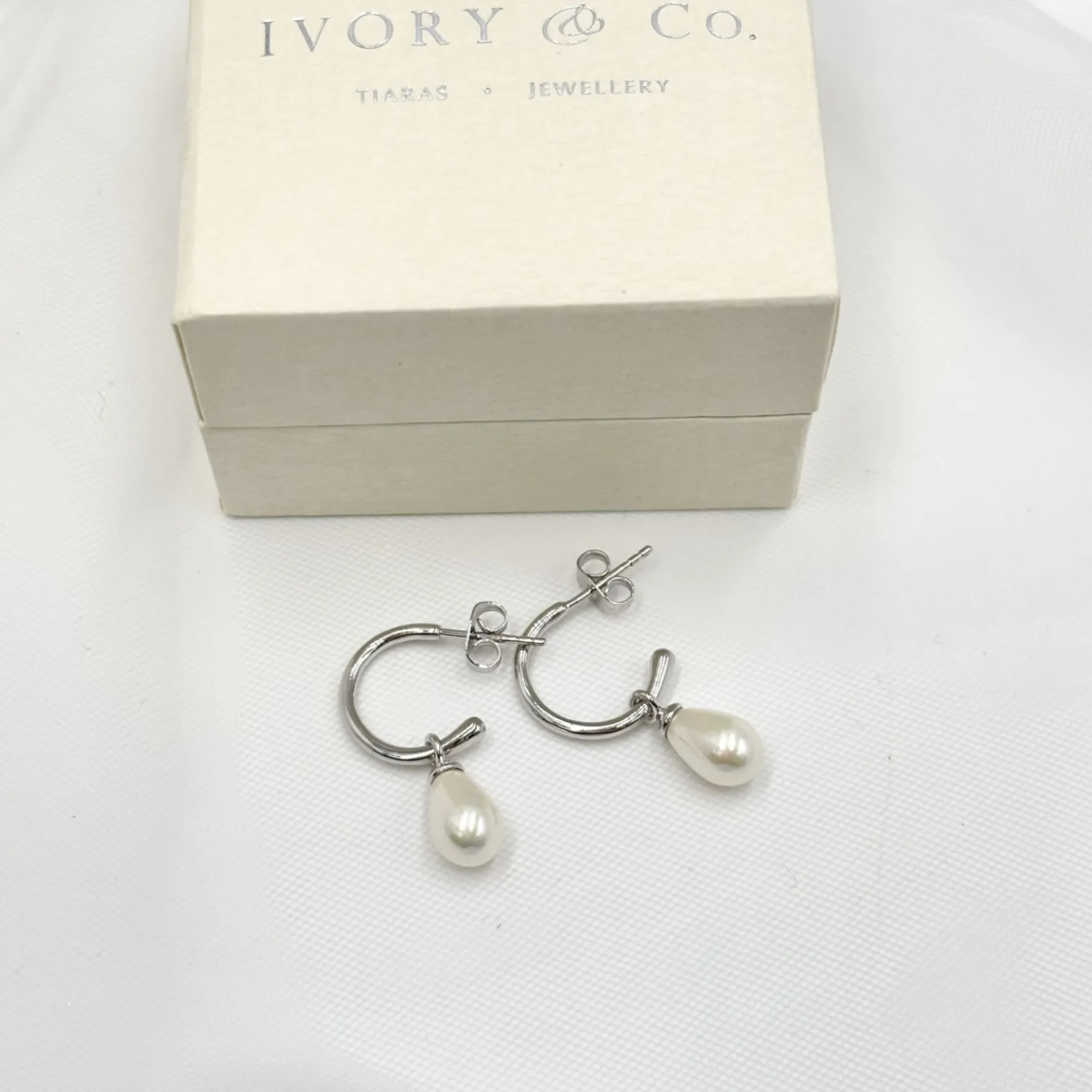 Ivory & Co Ivory and Co Harrow Silber Perlenkette Ohrringe* Geschenke Für Brautjungfern | Perlen-hochzeitsschmuck