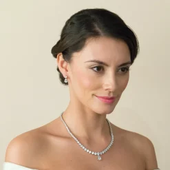 Ivory & Co Ivory and Co Imperial Cubic Zirkonia Hochzeit Halskette* Geschenke Für Die Braut | Kristall-hochzeitsschmuck