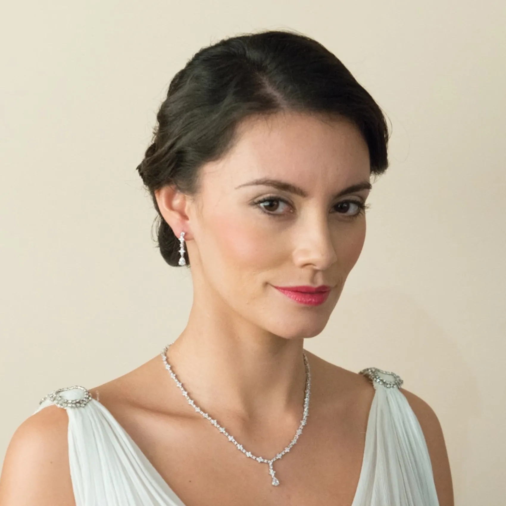 Ivory & Co Ivory and Co Kensington kubischer Zirkon Hochzeit Halskette* Geschenke Für Die Braut | Vintage Hochzeitsschmuck