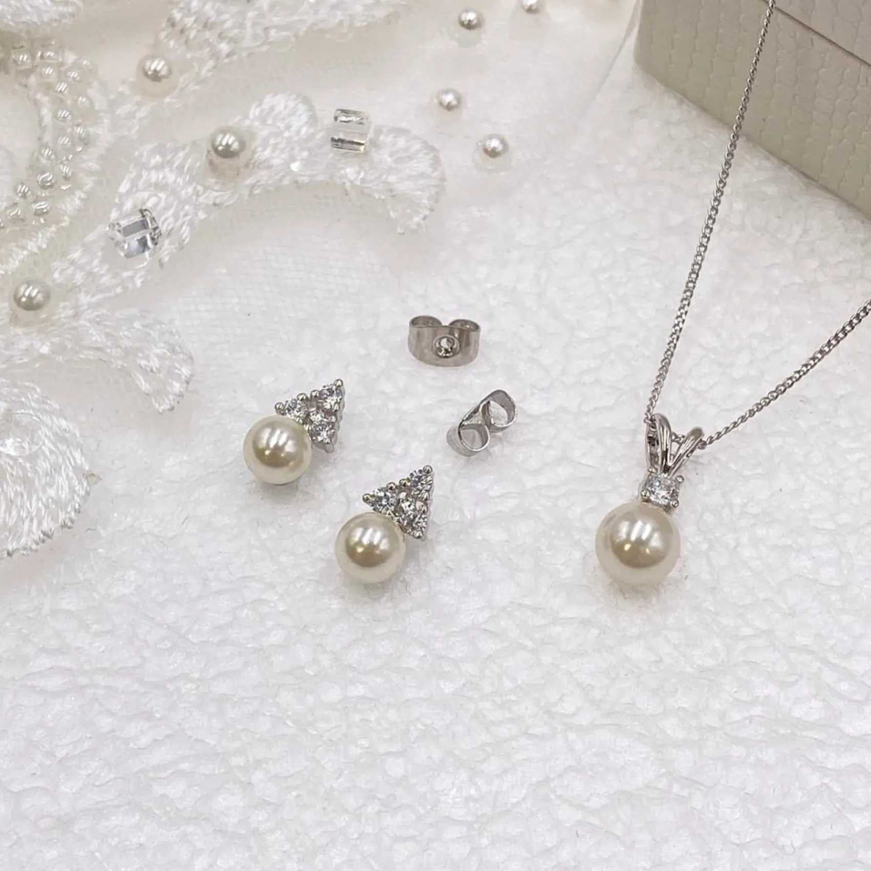 Ivory & Co Ivory and Co Klassisches Perlen-Brautschmuck-Set* Geschenke Für Die Mutter Des Bräutigams | Geschenke Für Die Mutter Der Braut