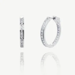 Ivory & Co Ivory and Co Kopenhagen Silber Kristall-Ohrringe* Silberner Abschlussball-schmuck | Abschlussball-ohrringe
