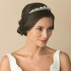 Ivory & Co Ivory and Co Kostbare Goldkristall verschönerte Tiara* Haarschmuck Aus Kristall | Gold-haar-accessoires