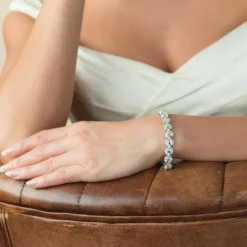 Ivory & Co Ivory and Co Lincoln Cubic Zirkonia Hochzeit Armband* Geschenke Für Die Braut | Vintage Hochzeitsschmuck