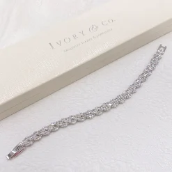 Ivory & Co Ivory and Co Lincoln Cubic Zirkonia Hochzeit Armband* Geschenke Für Die Braut | Vintage Hochzeitsschmuck