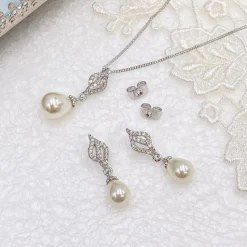 Ivory & Co Ivory and Co Lissabon Perlen Brautschmuck Set* Geschenke Für Die Mutter Des Bräutigams | Geschenke Für Die Mutter Der Braut