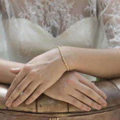 Ivory & Co Ivory and Co Modena Gold Kristall verschönert Hochzeit Armband* Geschenke Für Brautjungfern | Kristall-hochzeitsschmuck