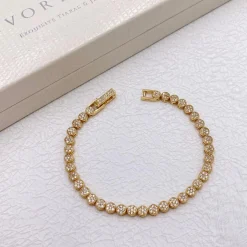 Ivory & Co Ivory and Co Modena Gold Kristall verschönert Hochzeit Armband* Geschenke Für Brautjungfern | Kristall-hochzeitsschmuck