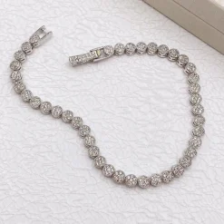 Ivory & Co Ivory and Co Modena Kristallverziertes Hochzeitsarmband* Geschenke Für Brautjungfern | Silberner Hochzeitsschmuck
