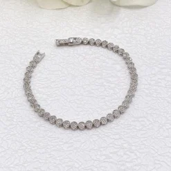 Ivory & Co Ivory and Co Modena Kristallverziertes Hochzeitsarmband* Geschenke Für Brautjungfern | Silberner Hochzeitsschmuck