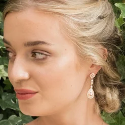 Ivory & Co Ivory and Co Mondsüchtig Rose Gold Kristall Hochzeit Ohrringe* Geschenke Für Die Braut | Vintage Hochzeitsschmuck