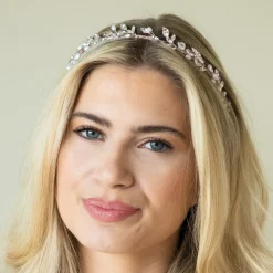 Ivory & Co Ivory and Co Moonshine Rose Gold Perle und Kristall Stirnband* Abschlussball-haarbänder & Tiaras | Haarschmuck Aus Kristall