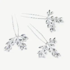 Ivory & Co Ivory and Co Moonspray Silber Kristallspray Haarnadel Set* Abschlussball Haarspangen & Kämme | Haarschmuck Aus Kristall
