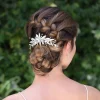 Ivory & Co Ivory and Co Nieva mit Perlen und Kristallzweigen Haarspange* Perlen-haarschmuck | Silberne Haar-accessoires