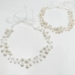 Ivory & Co Ivory and Co Ocean Dream Silberne Perlenhaarspirale* Perlen-haarschmuck | Silberne Haar-accessoires