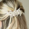 Ivory & Co Ivory and Co Perlenblüte Statement Perlen Cluster Haarspange* Geschenke Für Brautjungfern | Geschenke Für Die Braut