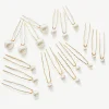 Ivory & Co Ivory and Co Perlen-Gold-Multi-Haarnadel-Set* Perlen-haarschmuck | Gold-haar-accessoires