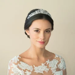 Ivory & Co Ivory and Co Pheodora Vintage inspirierte florale Braut Tiara* Vintage-kopfbedeckungen | Perlen-haarschmuck