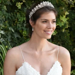 Ivory & Co Ivory and Co Prinzessin Aria Rose Gold Kristall verschönert Tiara* Haarschmuck Aus Kristall | Haarschmuck In Roségold