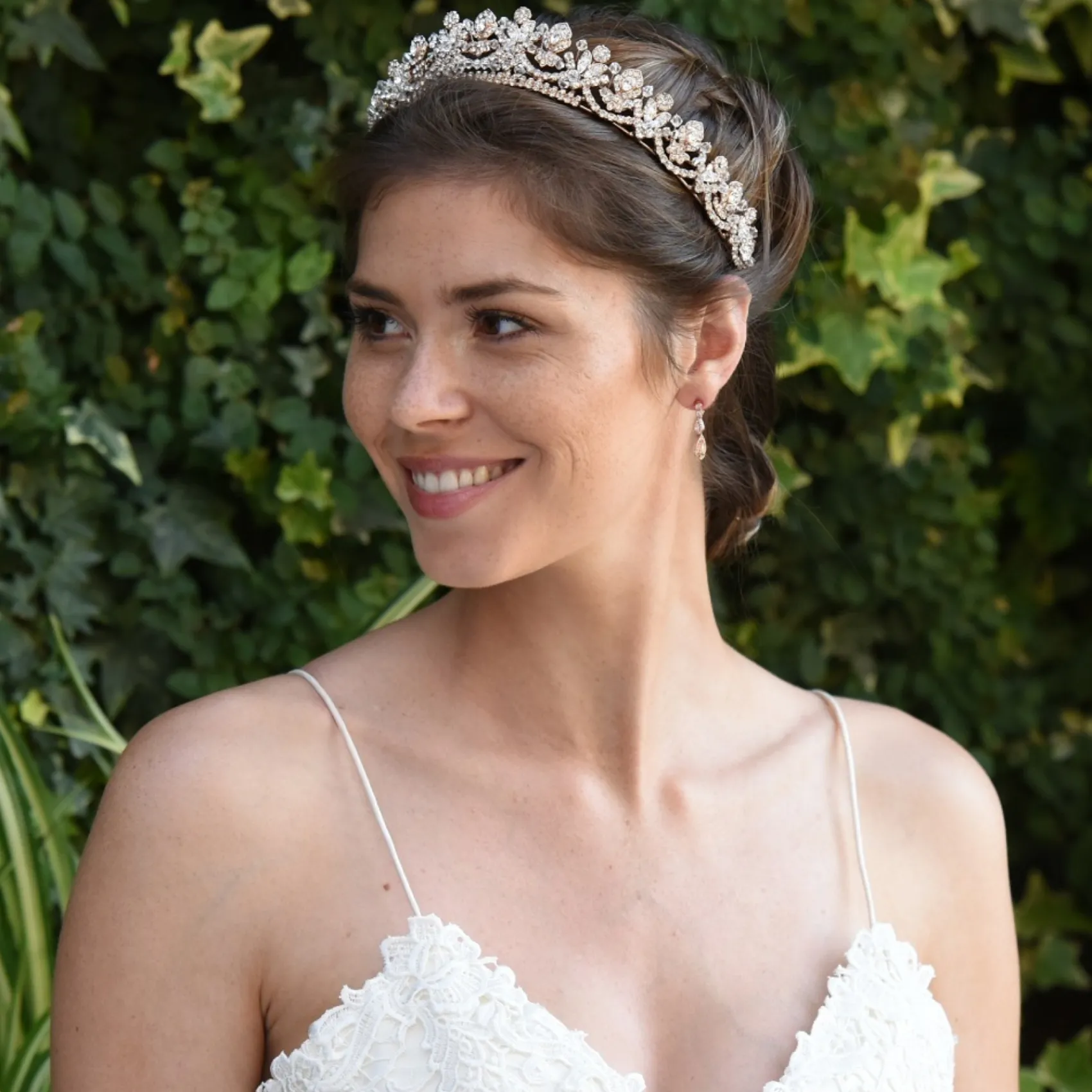 Ivory & Co Ivory and Co Prinzessin Aria Rose Gold Kristall verschönert Tiara* Haarschmuck Aus Kristall | Haarschmuck In Roségold