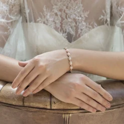 Ivory & Co Ivory and Co Promise Zirkonia Hochzeitsarmband (Rose Gold)* Geschenke Für Brautjungfern | Geschenke Für Die Braut