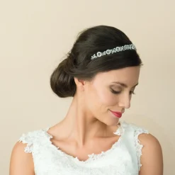 Ivory & Co Ivory and Co Selma Art Deco inspiriert Kristall Hochzeit Stirnband* Vintage-kopfbedeckungen | Silberne Haar-accessoires