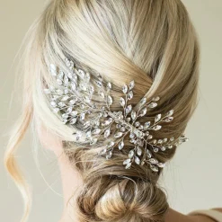 Ivory & Co Ivory and Co Serenade Silber Statement Kristall Spray Hochzeit Haarspange* Abschlussball Haarspangen & Kämme | Haarschmuck Aus Kristall