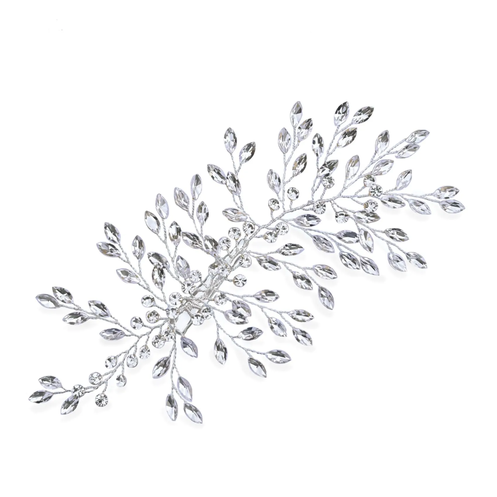 Ivory & Co Ivory and Co Serenade Silber Statement Kristall Spray Hochzeit Haarspange* Abschlussball Haarspangen & Kämme | Haarschmuck Aus Kristall