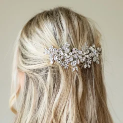 Ivory & Co Ivory and Co Silber Kristall verkrustete funkelnde Hochzeit Haar Kamm* Abschlussball Haarspangen & Kämme | Vintage-kopfbedeckungen