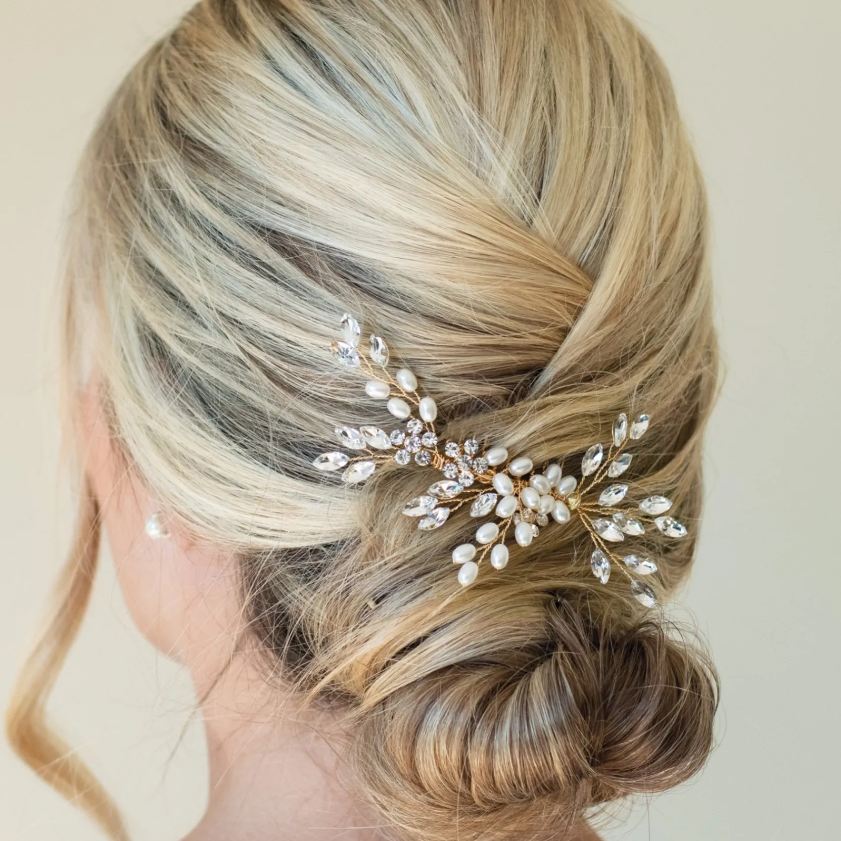 Ivory & Co Ivory and Co Silberschimmer Zierlicher Kristall und Perlen Haarkamm* Geschenke Für Brautjungfern | Geschenke Für Die Braut