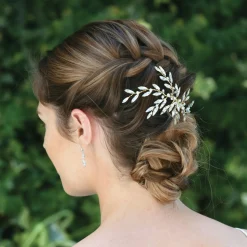 Ivory & Co Ivory and Co Sonnenblume Gold Kristall Spray Hochzeit Haarspange* Abschlussball Haarspangen & Kämme | Geschenke Für Brautjungfern