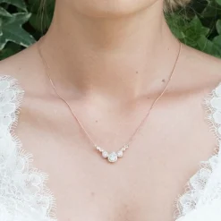 Ivory & Co Ivory and Co Sorbonne Kristall-Hochzeitskette (Rose Gold)* Geschenke Für Brautjungfern | Geschenke Für Die Braut