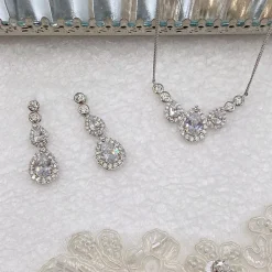 Ivory & Co Ivory and Co Sorbonne Silber Brautschmuck Set* Silberner Abschlussball-schmuck | Abschlussball-schmuck-sets