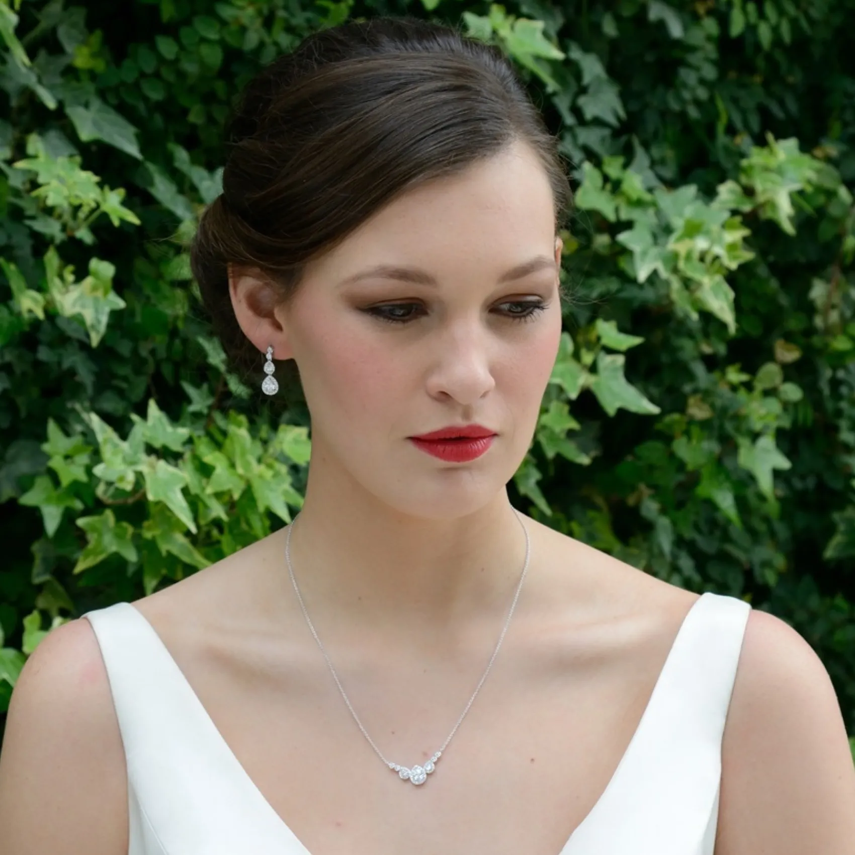 Ivory & Co Ivory and Co Sorbonne Silber Brautschmuck Set* Silberner Abschlussball-schmuck | Abschlussball-schmuck-sets