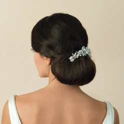 Ivory & Co Ivory and Co Süßwasserperlen Brauthaarkamm* Perlen-haarschmuck | Silberne Haar-accessoires