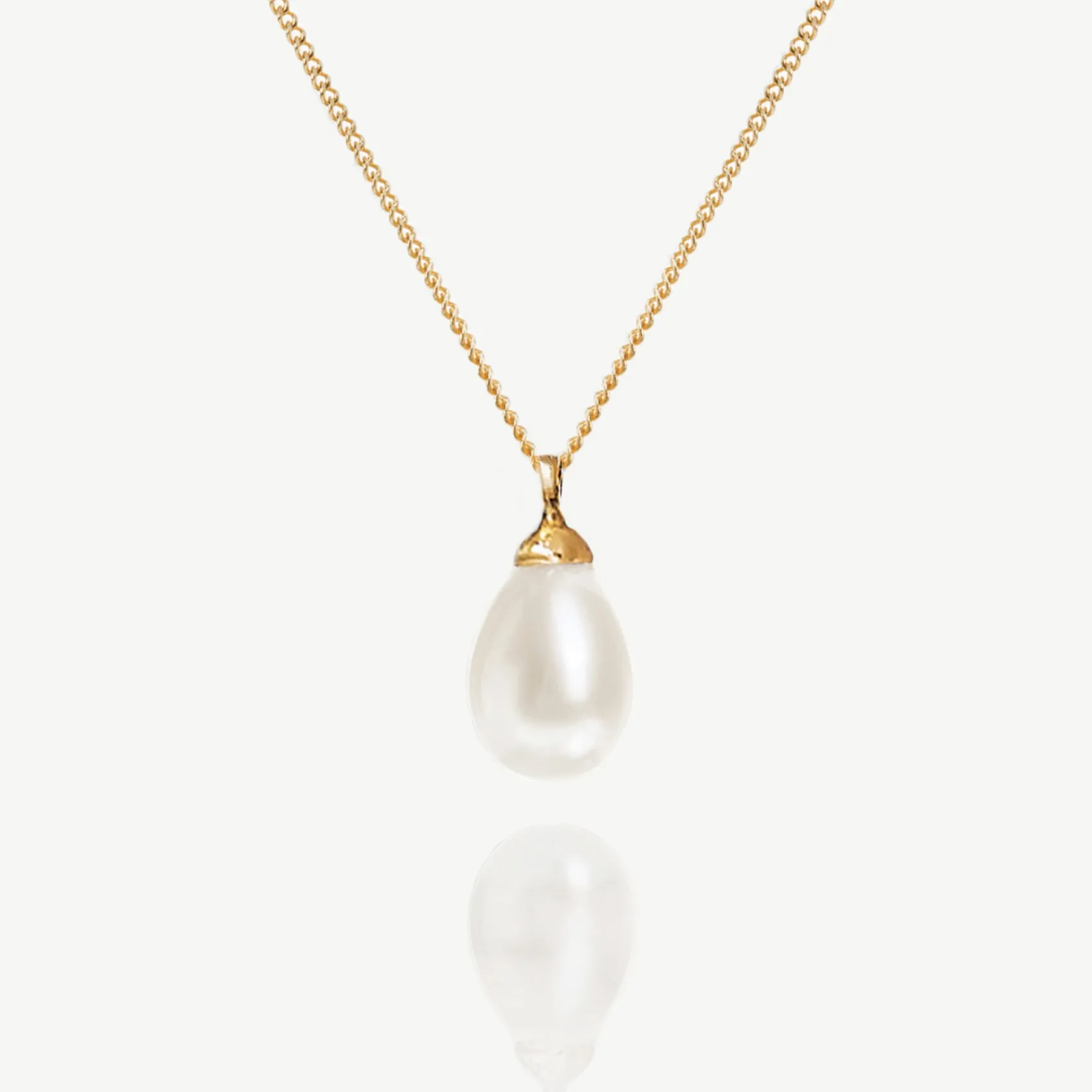 Ivory & Co Ivory and Co Westbury Gold Perlentropfen-Anhänger* Geschenke Für Die Mutter Des Bräutigams | Geschenke Für Die Mutter Der Braut