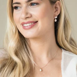 Ivory & Co Ivory and Co Westbury Rose Gold Perle Tropfen Anhänger* Geschenke Für Die Mutter Des Bräutigams | Geschenke Für Die Mutter Der Braut