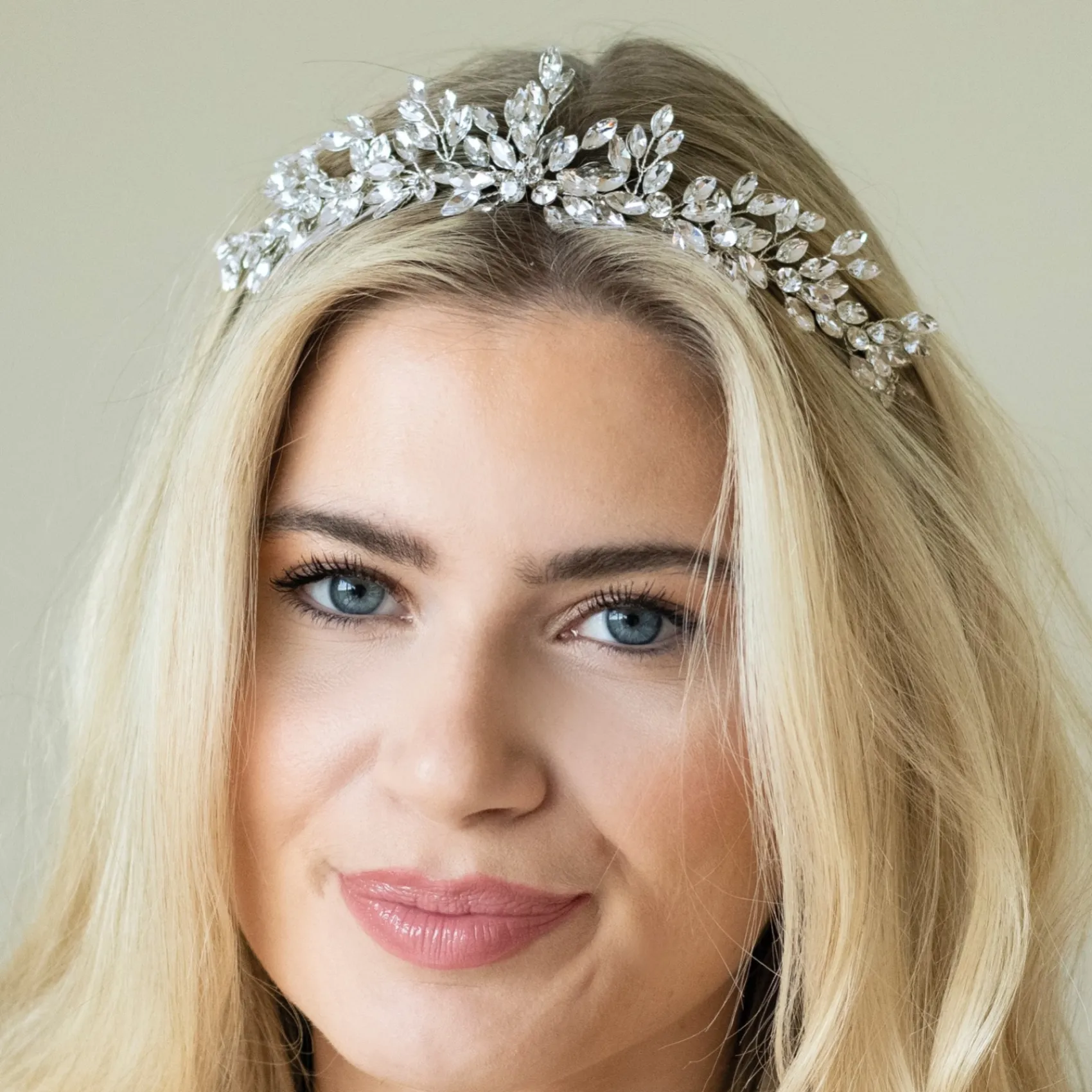 Ivory & Co Ivory and Co Winterstar funkelnden Kristall Starburst Tiara* Haarschmuck Aus Kristall | Silberne Haar-accessoires