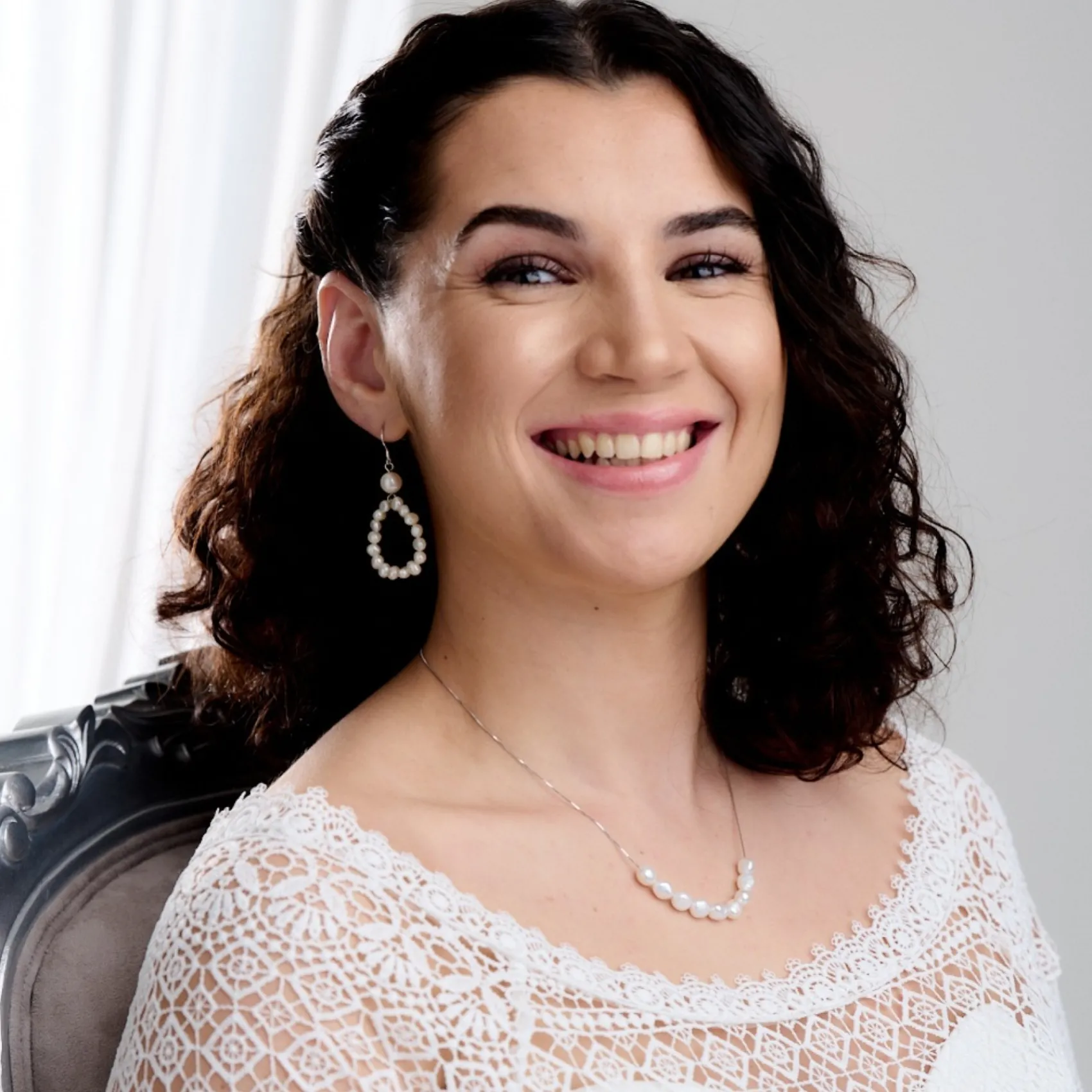 Lace & Favour Kala Süßwasserperlenkette* Silberner Hochzeitsschmuck | Perlen-hochzeitsschmuck